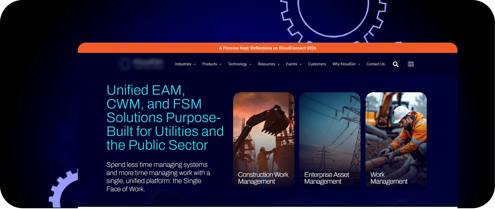 Field Service Management platform interface